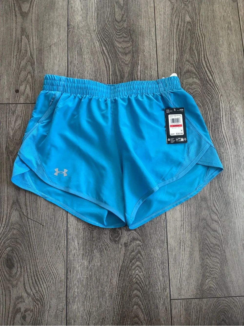 Under Armour Women's Light Blue Athletic Shorts